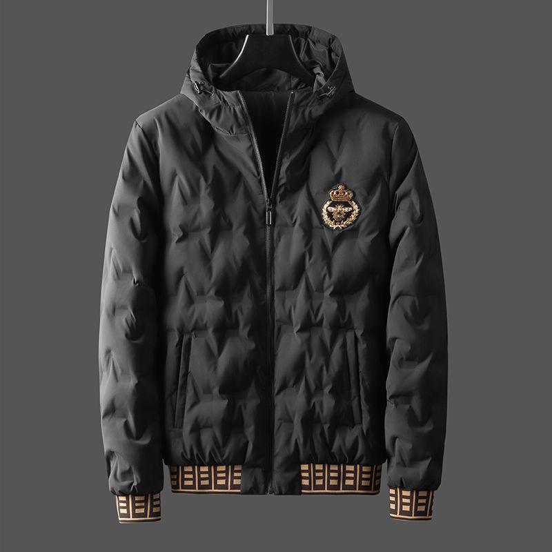 Winter Thickened Outdoor Waterproof and Warm Two-piece Men's High-end Hooded Cotton Jacket Casual Suit