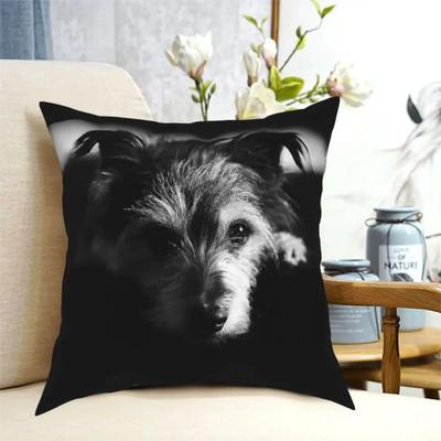 Scottish Terrier Köpek Kare Yastık Kılıfı Polyester Yastıklar Kanepe İçin Scottie Yastık Kılıfları