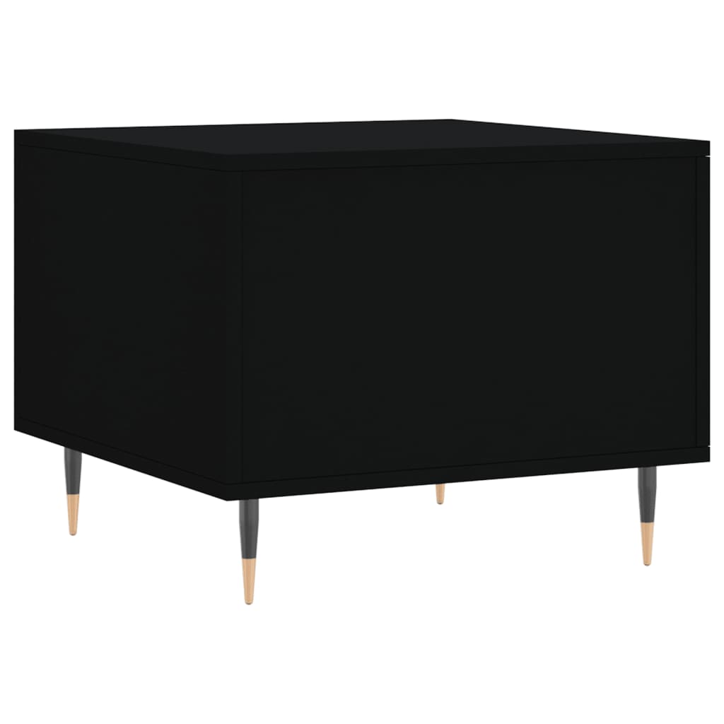 Coffee Table Black 50x50x40 Cm Particleboard