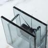 Minimalist Crystal Glass Clock Nordic Style Square Table Clock  Desk Decoration