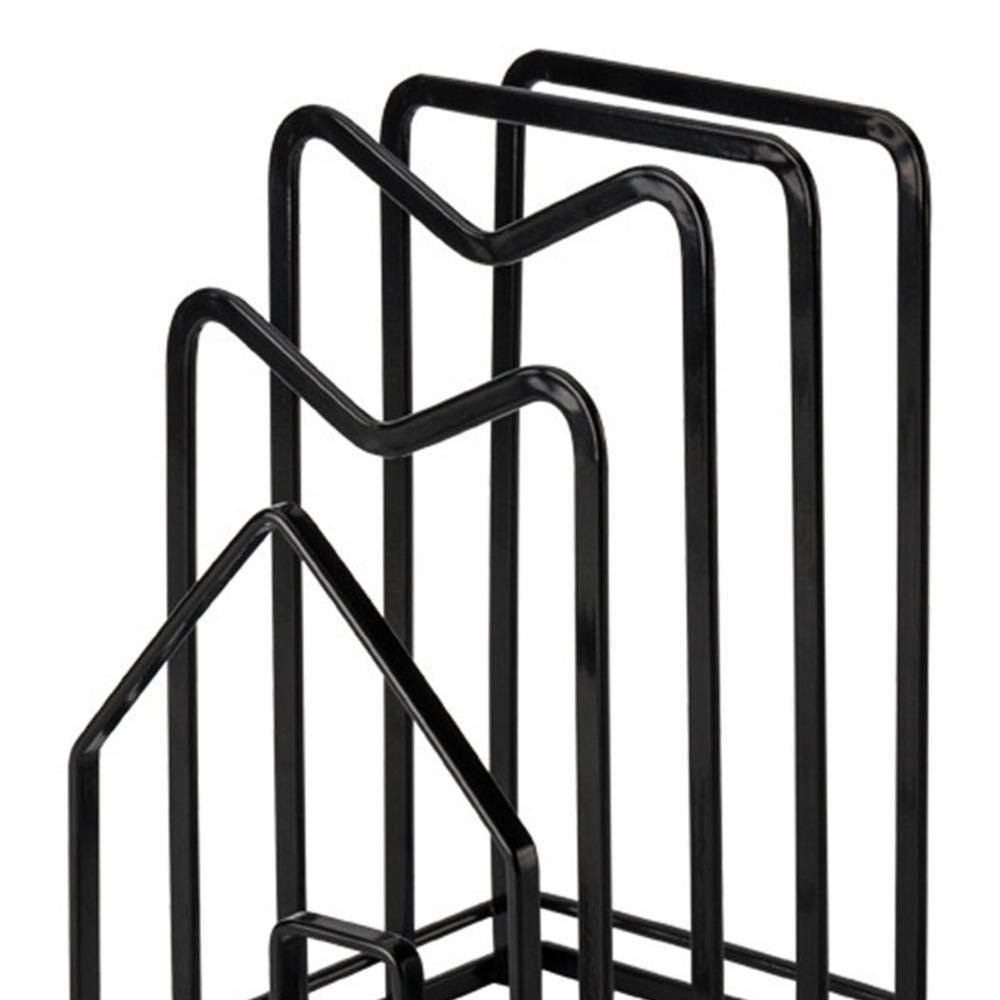 4-Layer Design Pot Pan Lid Stand Thin Profile Kitchen Organizer Rack Kitchen Countertop