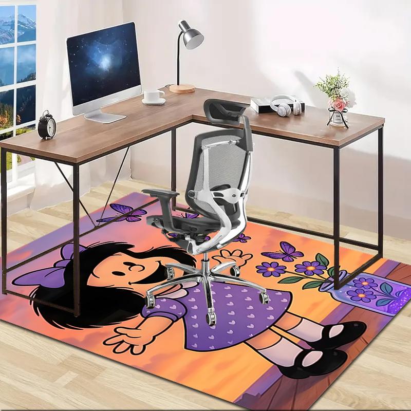 1pc Mafalda2 Design Area Rug - Non-Slip, Soft & Cozy Floor Mat for Living Room, Bedroom, Office - Indoor/Outdoor Decorative Carpet