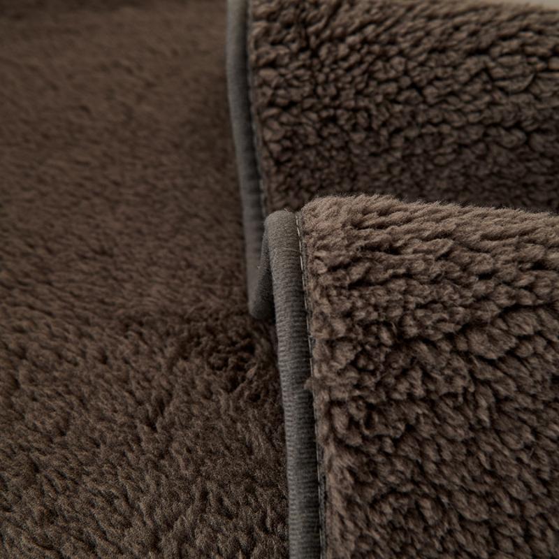 Winter Lamb Wool Sofa Cushion Minimally Thickened Plush Seat Cushion Anti Slip Sofa Cover Living Room Decoration Couch Protective Pad