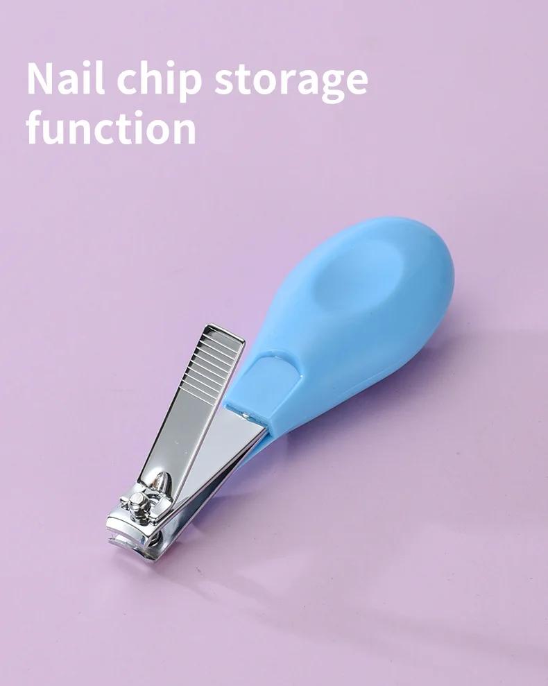 New Baby Care Cloth Bag Travel Set, Baby Nail Clippers Cartoon Set, Daily Travel Cleaning Products and Care Package