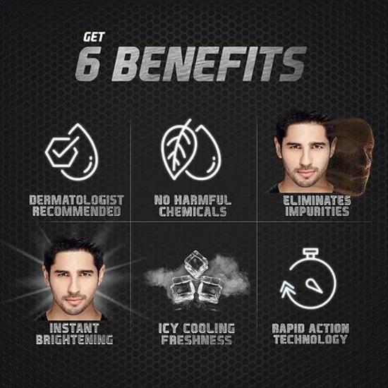 Glow & Handsome Instant Brightness Rapid Action Facewash 50g (Pack of 2)