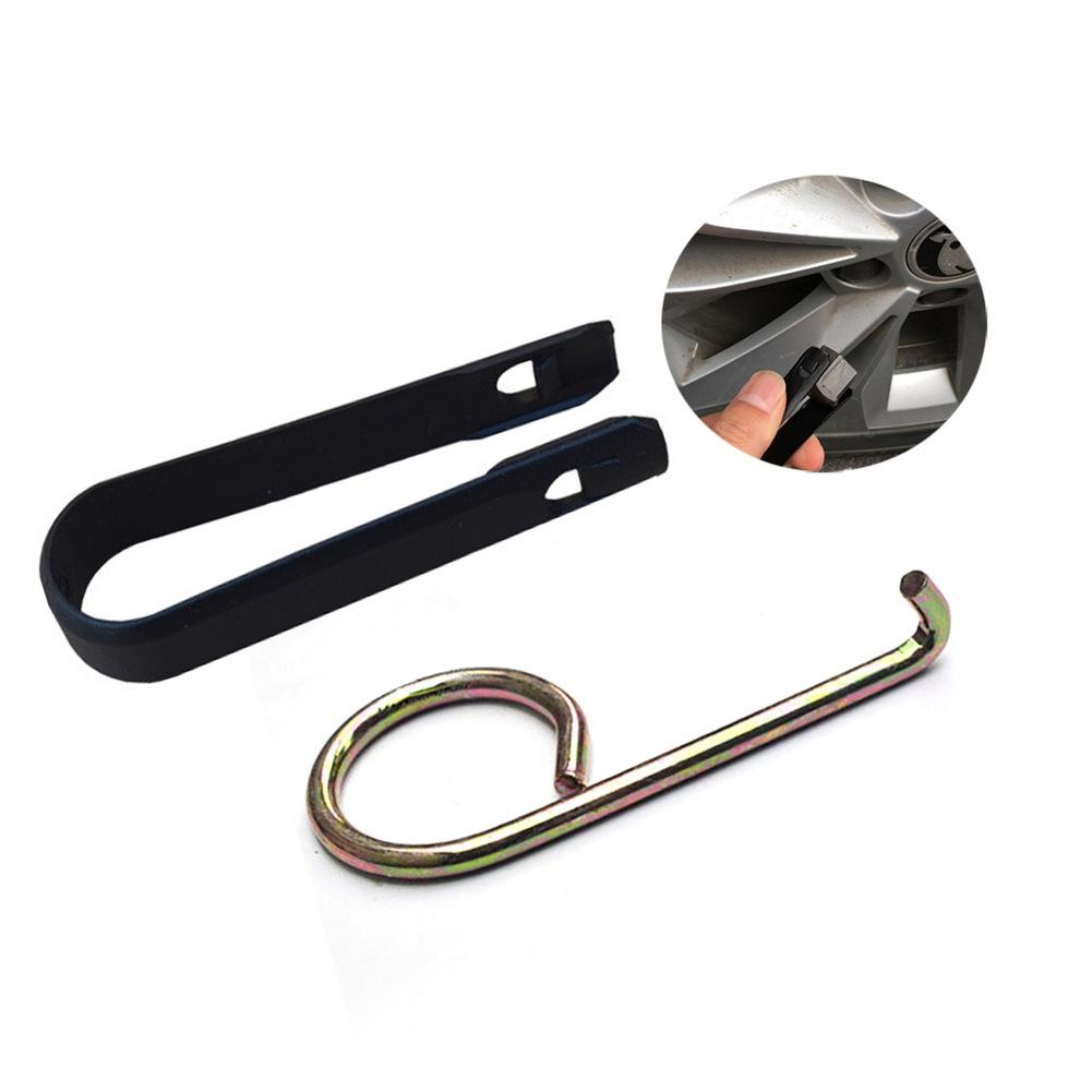 Capac piuliță roată Instrument pentru îndepărtarea capacului roții mașinii Capac șurub Capace șuruburi Instrumente de demontare Anvelope Antifurt Capac șurub Cârlig de îndepărtare