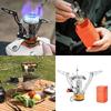 Camping Wild Gas Burners Portables Reactor Cooking Burners Regulable Control Valves for Outdoor Needs
