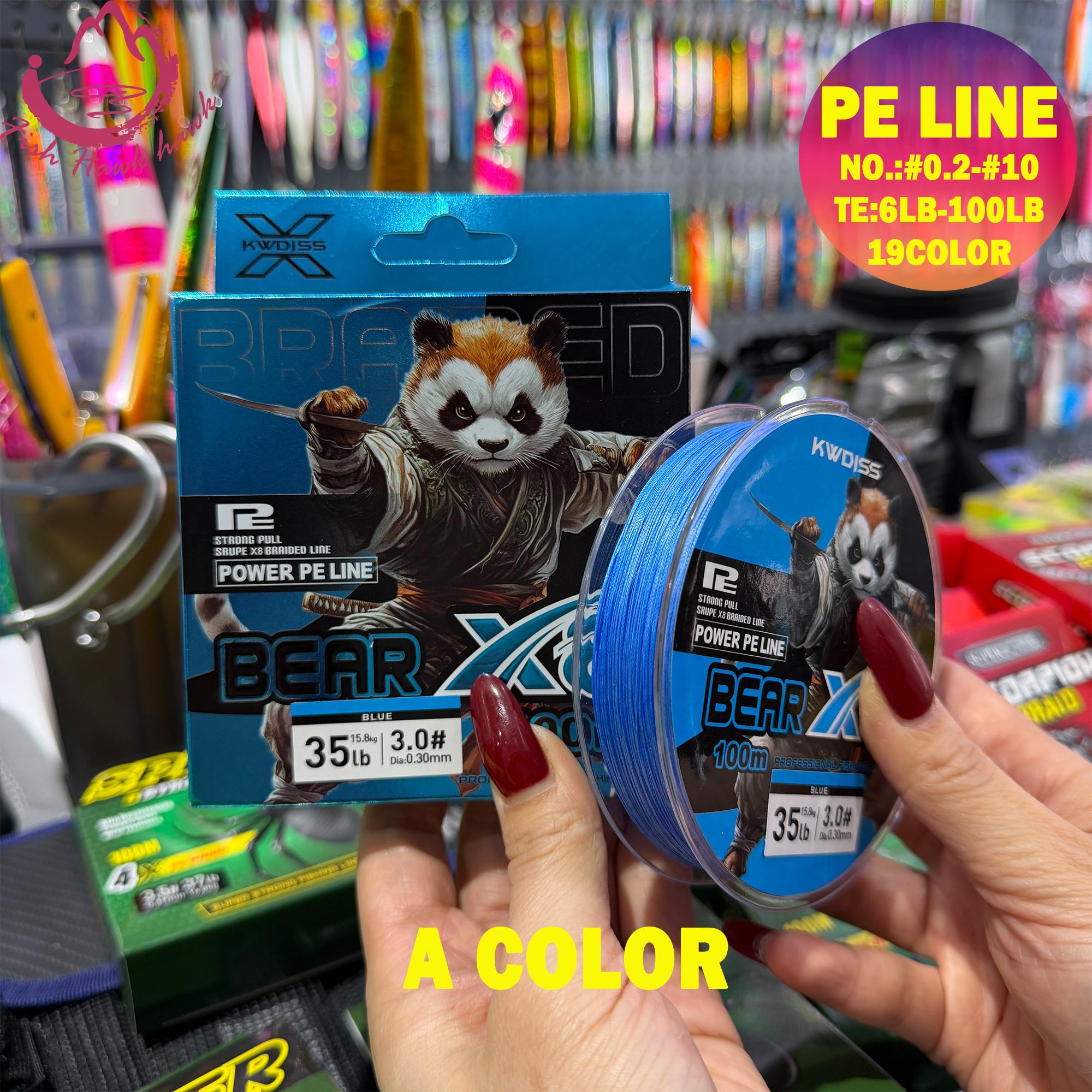 PE Braided Fishing Line Saltwater Strong Braided Wire-Super Strong Jigging Line for Offshore Sea Fishing (as the picture,100 meters .2)