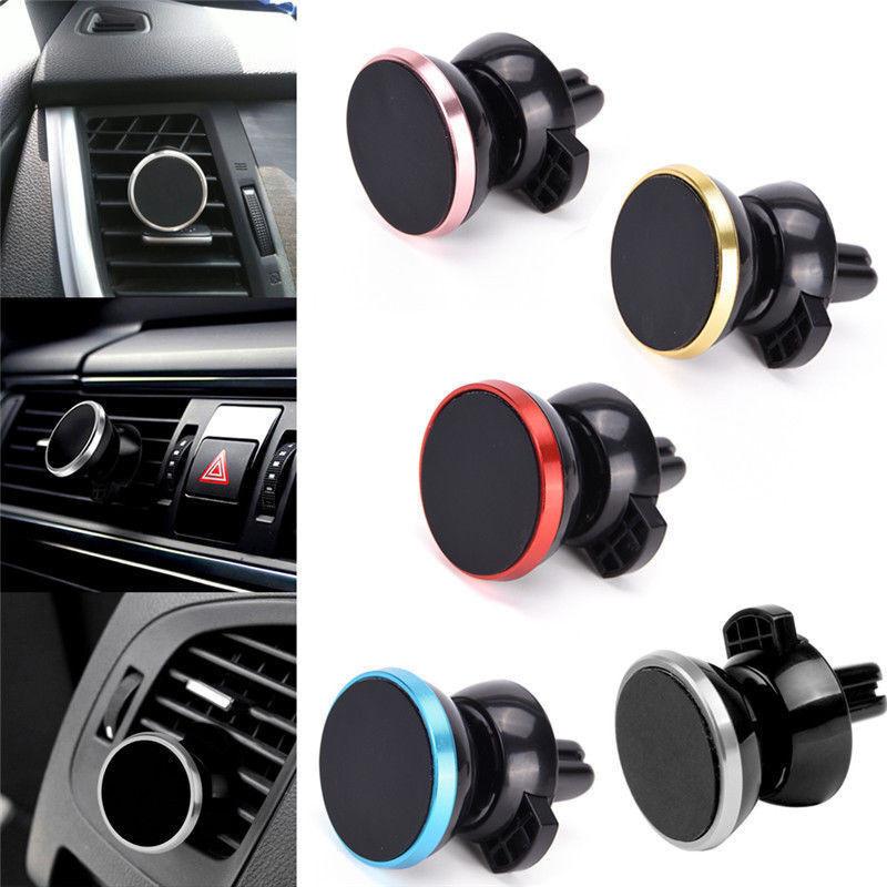 Magnetic Car Air Vent Holder Stand Mount For Mobile Cell Phones With Stylish Design And Versatile Storage