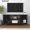 VidaXL Meuble TV noir 102x35x45 cm bois d'ingénierie 826285