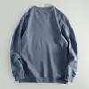 Japanese-Style Spring and Autumn Men's Loose Fit Washed Pure Cotton Terry Cloth Sports Casual Pullover Sweatshirt, Clearance Trendy Brand Top for Men
