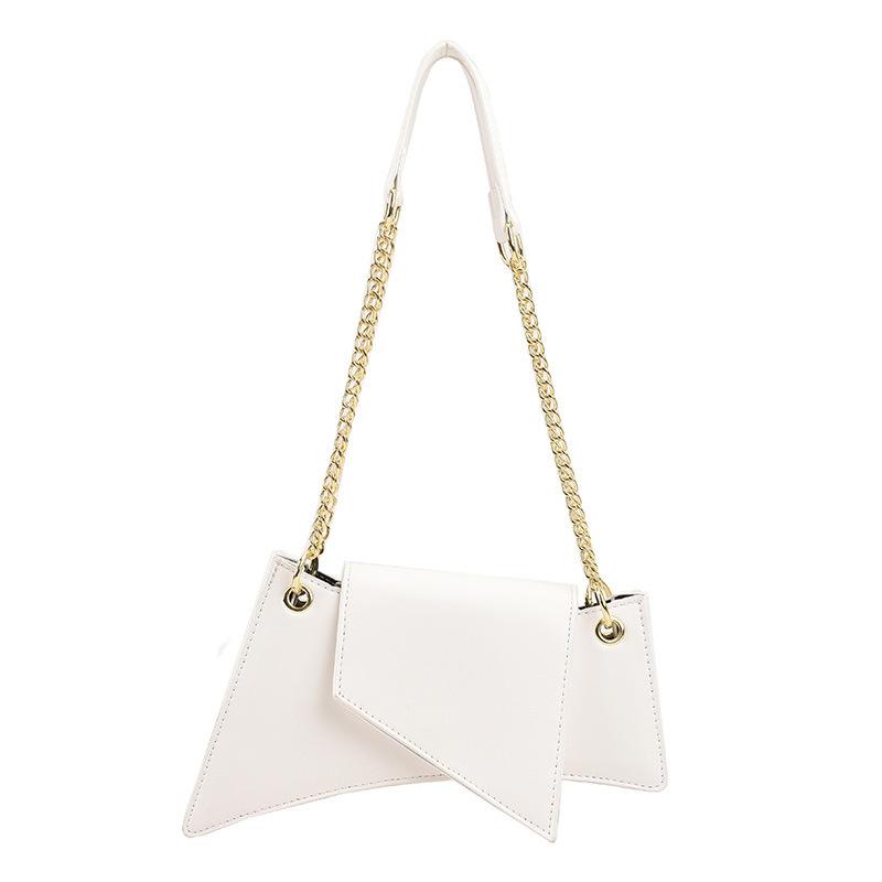 

This year s popular bag 2025 Korean version fashion personality ins Internet celebrity girl foreign chain one-shoulder small square bag pu белый
