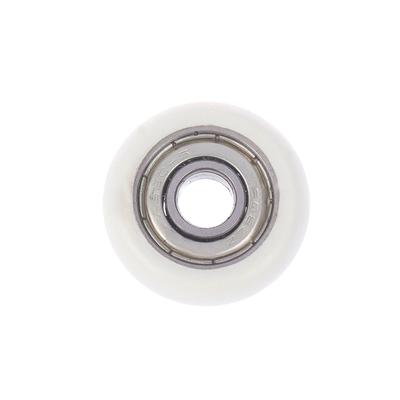 1Pc 608 ZZ 8*30*8.5mm POM Nylon Round Type Roller Wheel POM Wrapped 608ZZ Bearing Pulley Plastic Wheel