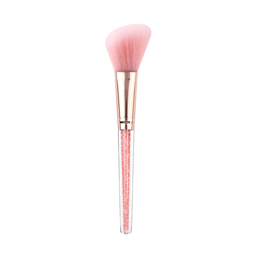 Set de pensule pentru fard de ochi pentru fard de obraz Inner Drill Crystal Pink Pensie de machiaj Punga de depozitare Pensula pentru fond de ten Instrumente de machiaj