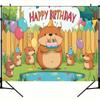 One Percent Capybara Theme - Perfect for Birthdays Weddings and Special Occasions Need This Background of Cloth Party Flags