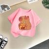 Kid T Shirt Cute Cat Printed Children T-shirt Kids 100% T-shirt Tops Tee Boys Girls Baby Tee 2-13Y
