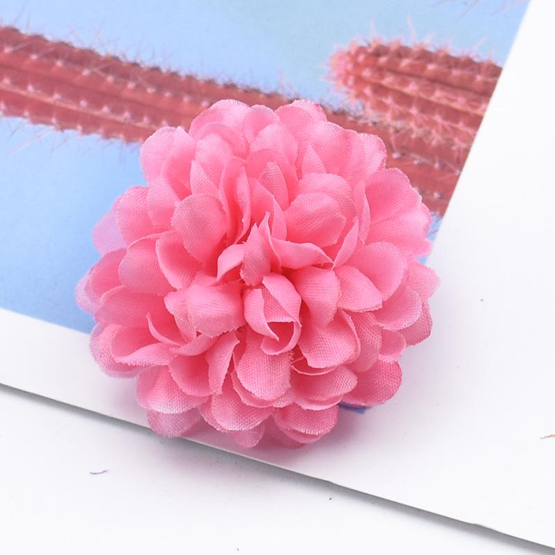 30Pcs Artificial Flower Pingpong Chrysanthemum for Wedding Wall Christmas Home Decoration Diy Gift Wreath Hot Sales High Quality