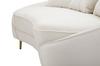Sofa 3 Seaters Oslo With Cushions Cream Cm 185X84X68