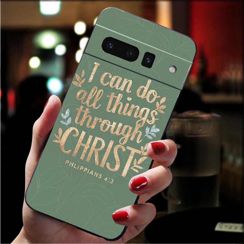 

Bible verse Christ Jesus Carcasa Funda Phone Case For Google Pixel 10 9 Pro XL 9A 8 7 6 Pro Pixel 8A 7A 6A Pixel 8 7 6 5 Case Google Pixel 6