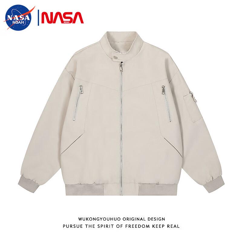 NASA NOAH Men's Stand-Collar Bomber Jacket