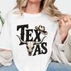 Comfort Colors Texas Longhorn Grafisk T-shirt, Western Country T-shirt och barn t-shirt