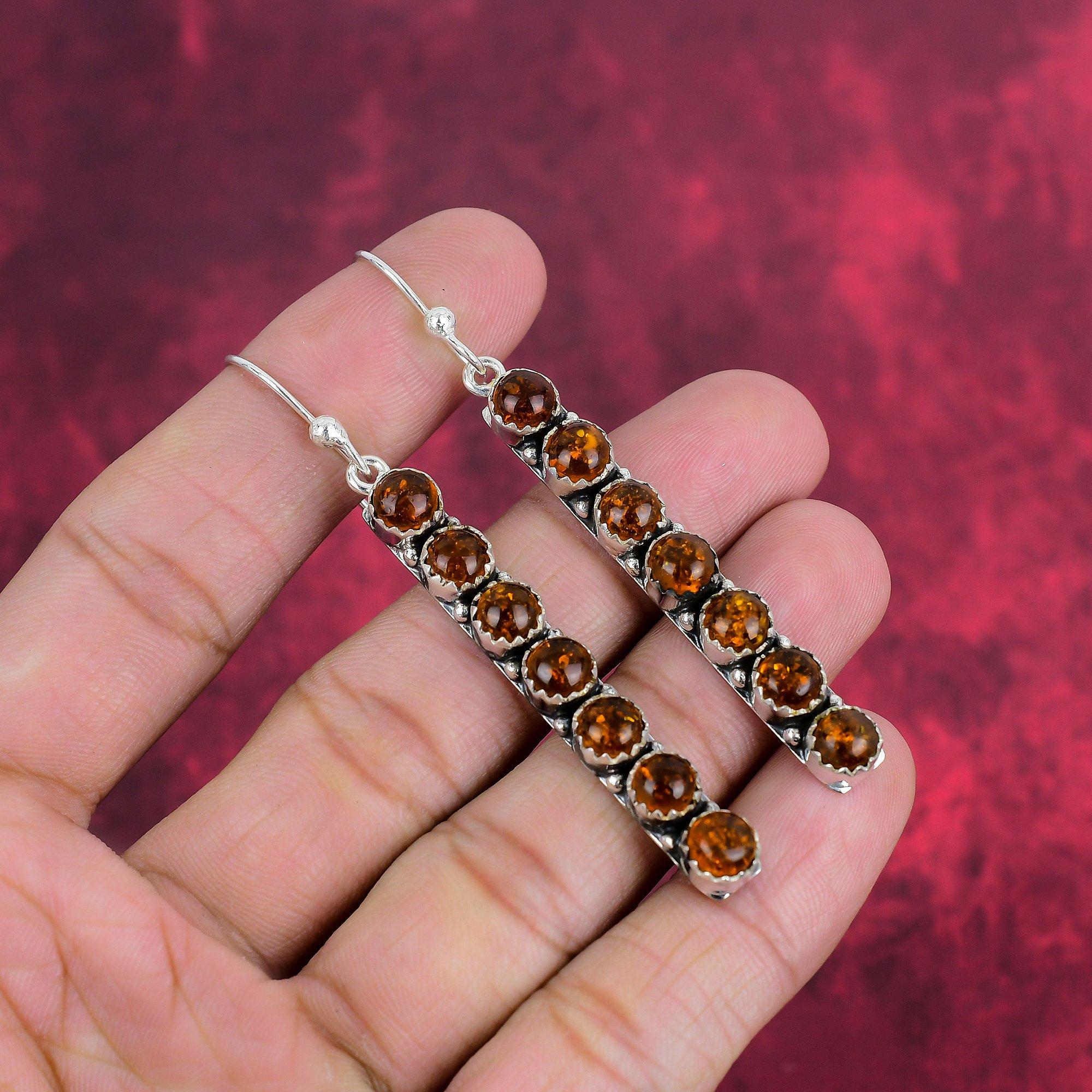 

Серьги из балтийского янтаря, драгоценные камни, серьги из цельного серебра 925 пробы, подарок для женщин, серьги ручной работы 2.91 Inches жёлтый