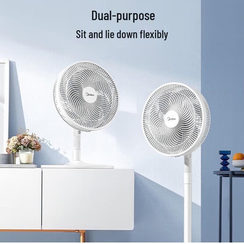 Midea 7-Blade Pedestal Fan CN plug (adapter included)