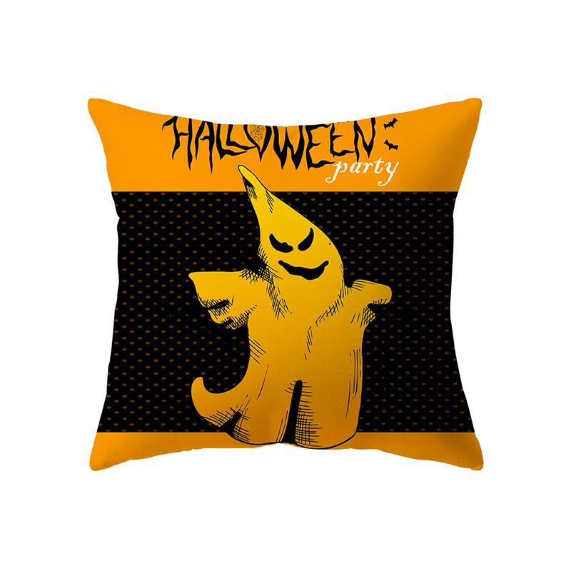 Alphabet Halloween Theme Pillow Cover Sofa Cushion  Holiday Gift Party Decoration Home Decor
