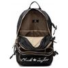 New Converse Polyester Backpack Regular Women's Black Brown 10023813-A01