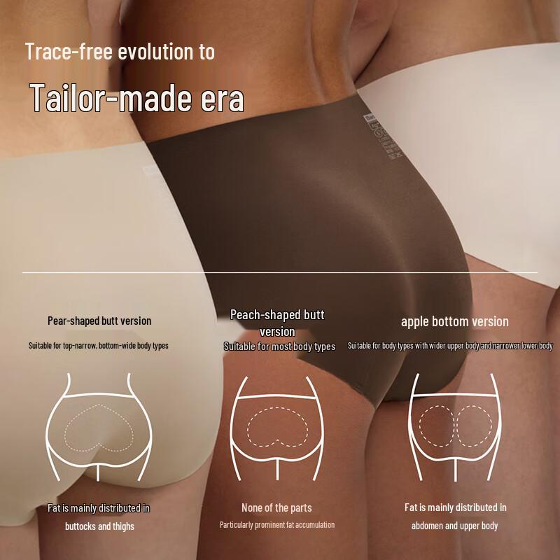 Bananain 508A Women's Seamless Mid-Rise Briefs (3-Pack)