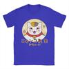 Mens Nyanko Sensei Neko Natsumes Book Of Friends T Shirts Anime Pure Cotton Clothing Vintage Tee Shirt Birthday Gift TShirts