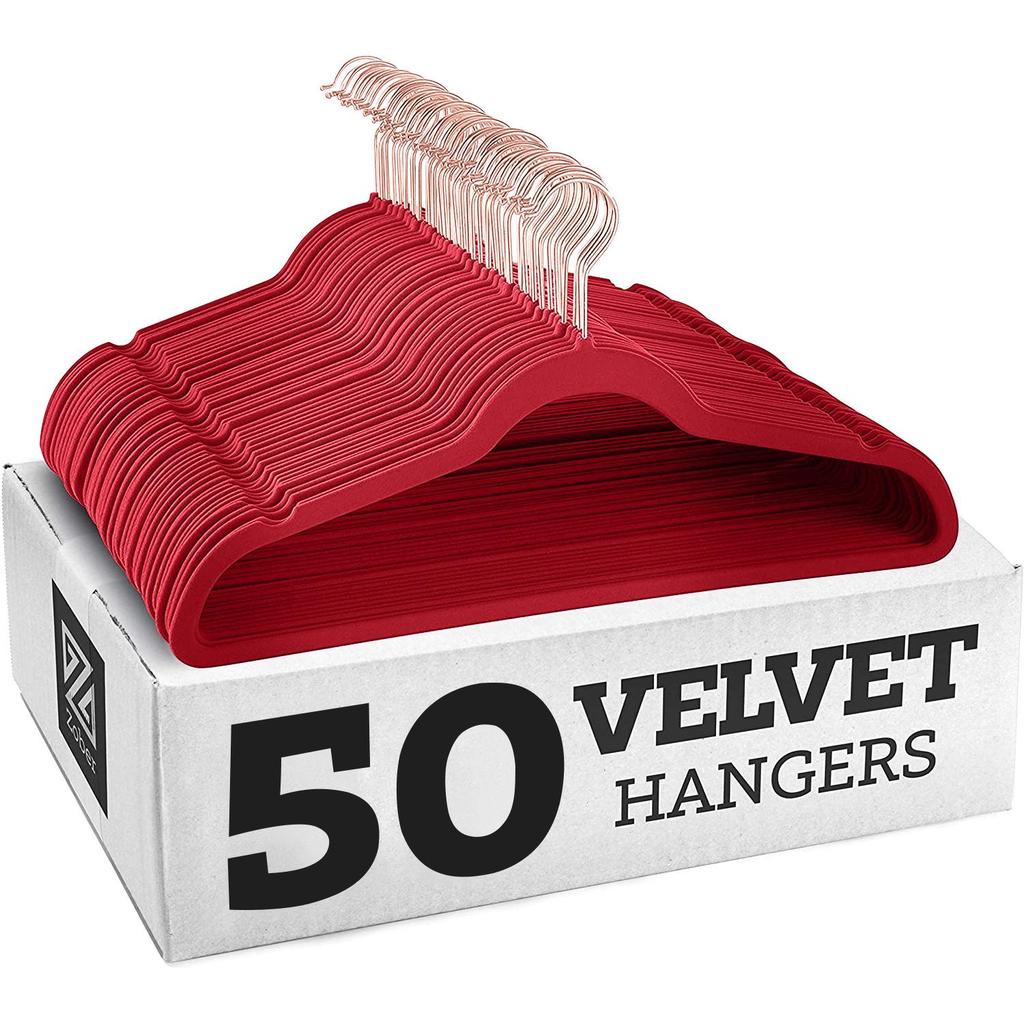 European & American Non-Slip Flocked Magic Wardrobe Clothes Hangers 