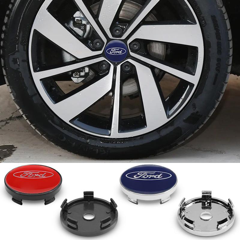 4PCS 56/60mm Car Wheel Center Hub Caps Tire Hubcap Rim Covers Emblem For Ford Focus Mk2 Mk3 Ranger Mondeo Mustang Kuga Fiesta