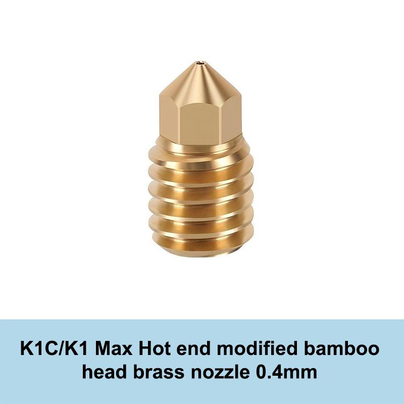 New Upgrade Hotend For Creality K1C/K1 Max Ceramic Heating Block Quick-Swap One-Piece Nozzle Kit Brass Hard 3D Printer Parts