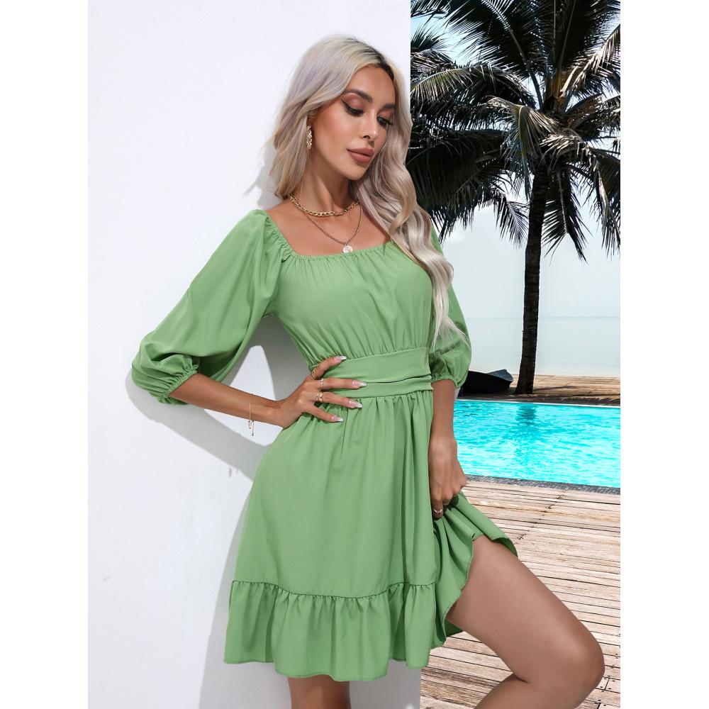 Summer New Arrival Woman's Fashion Short Dress Backless Sexy Party, Date, Clubwear Short Mini Dress