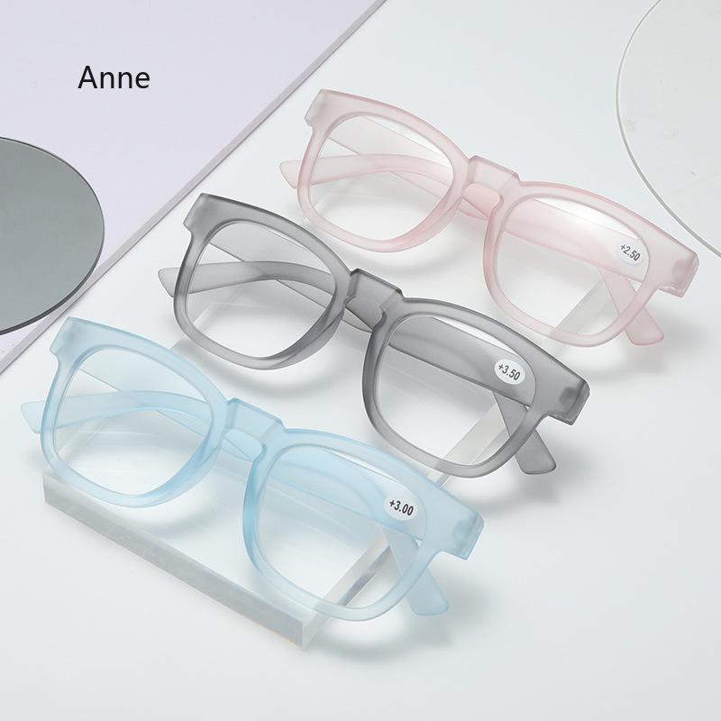 Fashion Elliptic Glasses New Women Anti-Blue Light Computer Eyewear Big Student Reading Eyeglasses Frame Diopters +1.0+4.0