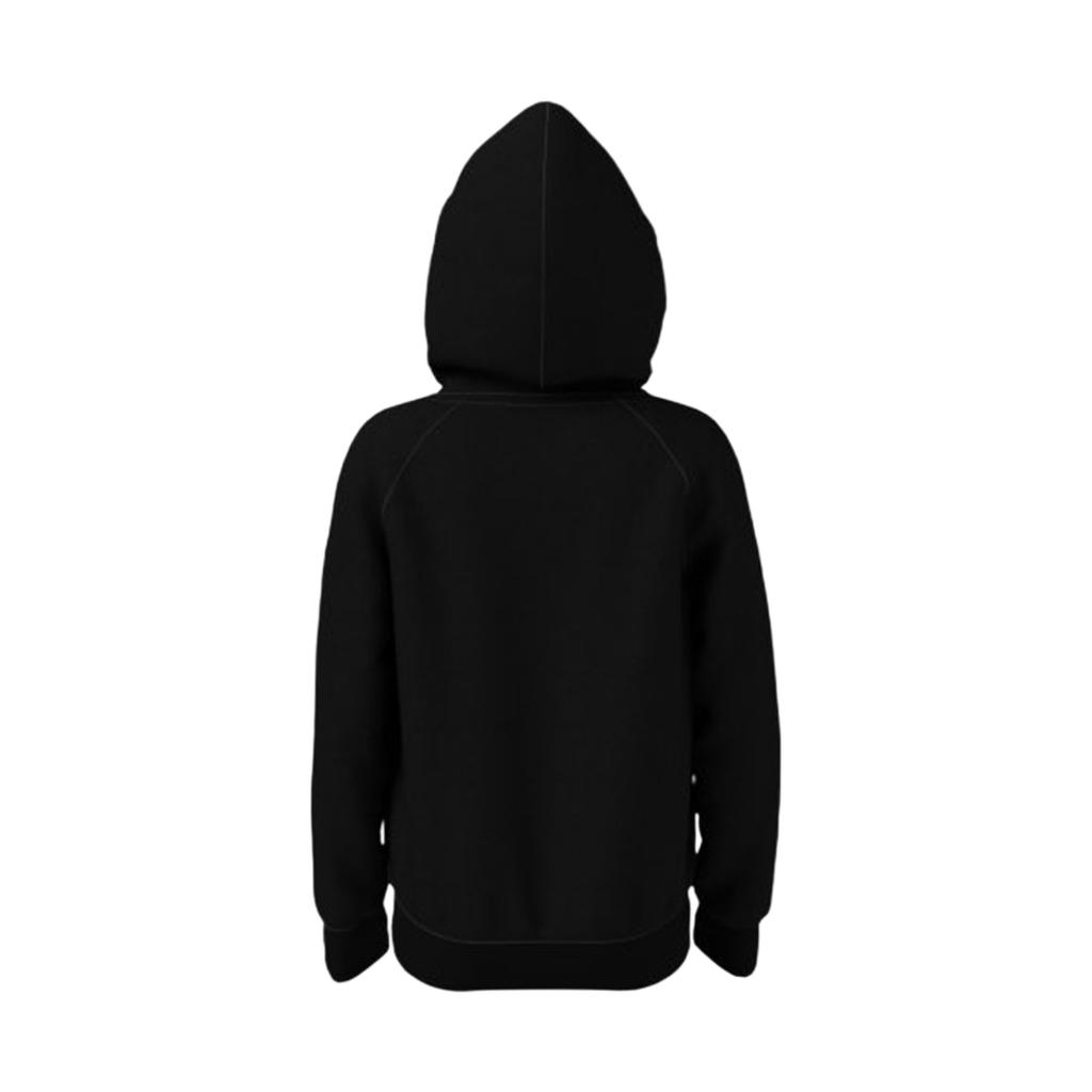 Under Armour Rival Fleece Letter Logo Printed Hooded Pullover Kids hoodies Black 1357585-001