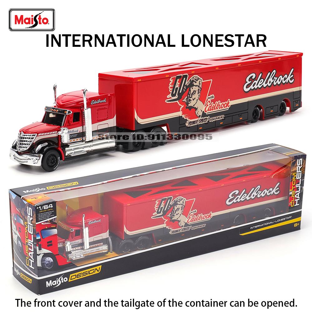 Maisto 1:64 MACK Anthem LoneStar UP Transport Casting Manufacturing Trailer Model Simulation Model Alloy Car Collection