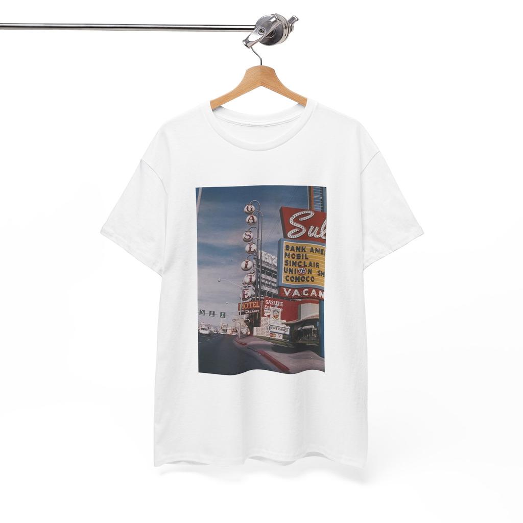 Old Las Vegas Tshirt Vintage Strip Retro Photo Nostalgia Unisex Heavy Casino