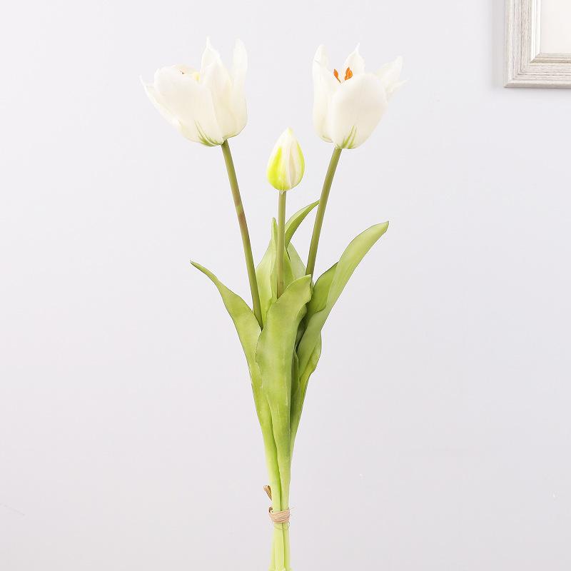 

Tulip simulation flower, wedding artificial flower furniture ornament photography prop feel simulation tulip
