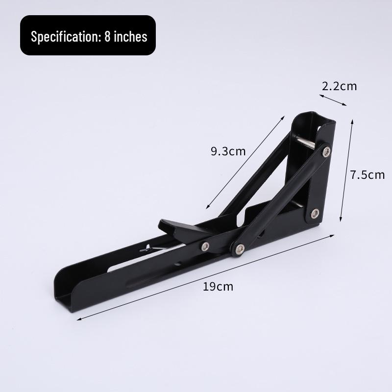 Stainless Steel Folding Triangular Wall Shelf Support Bracket