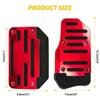 Automatic Transmission Car Foot Gas Pedal Set Cover Non-Slip Pedals Brake Kit Fuel Universal Aluminum car accessories interior