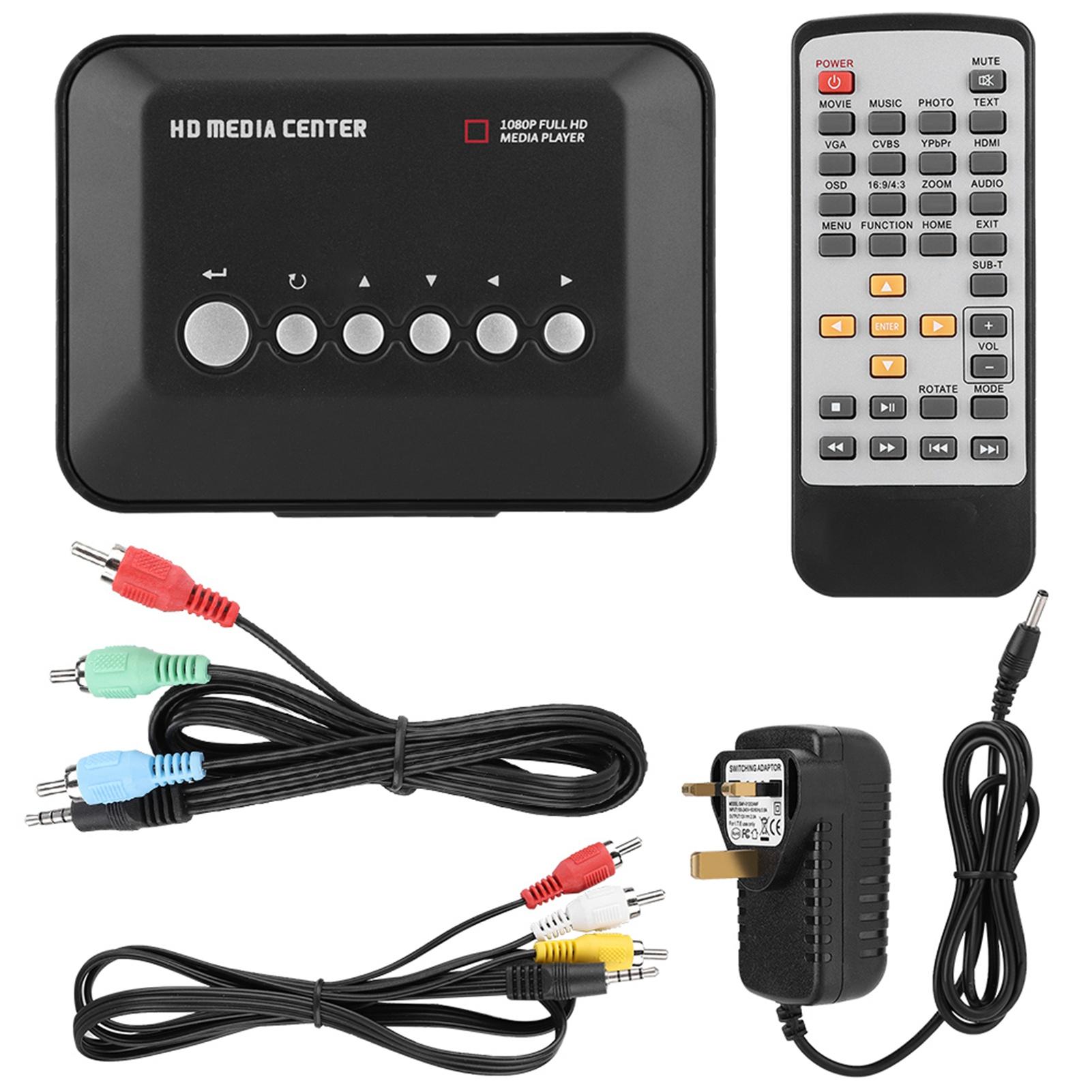

Мини 1080P HDMI Media o Видео Рекламный Плеер Поддержка SD Карты UK Plug