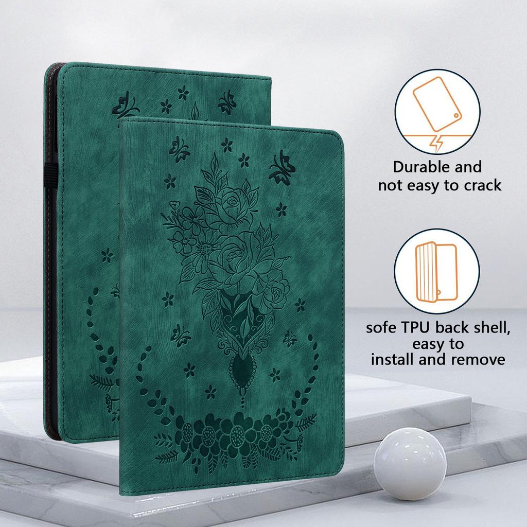 For Samsung Galaxy Tab A11 8.7 Inch SM-X130 SM-X135N 2025 Rose Flower Case Tab A9 8.7 2023 SM-X110 SM-X115 Tablet Cover