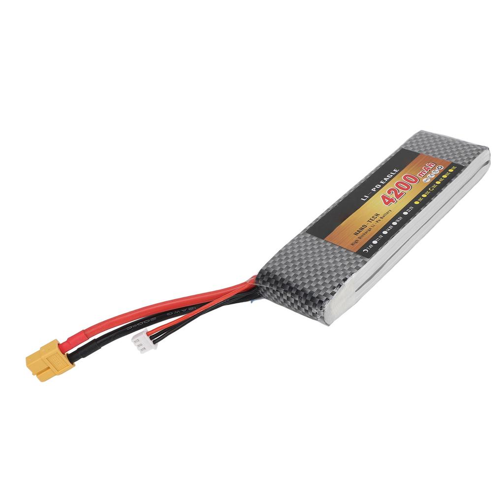 RC Toys Battery 7.4V 4200mAh 35C Model Toy Lithium Battery with XT60 Plug for RC Airplanes Drones