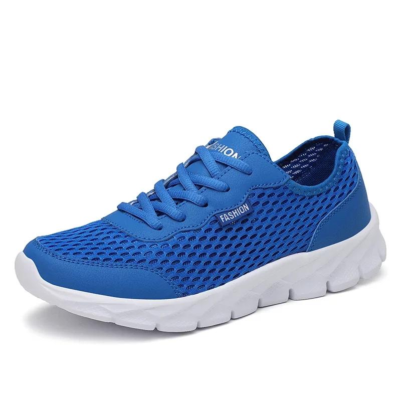 Yrzl Summer Men'S Sneakers High Quality Breathable Casual Shoes Outdoor Non-Slip Sport Shoe Lightweight Fashion Tennis Footwear