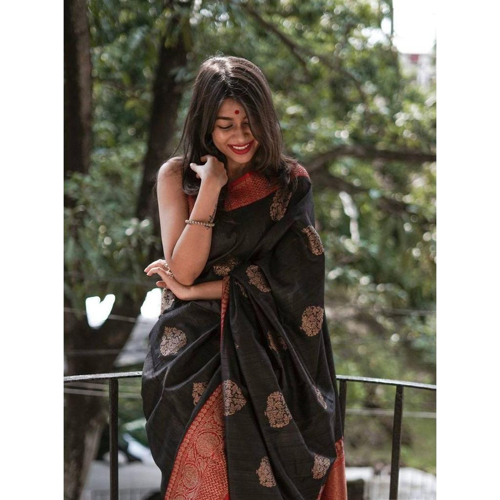 New Launch - Soft Lychee Silk Saree with Rich Pallu and All Over Jacquard Work