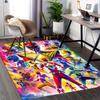 1pc Power Rangers Red Ranger Chair Mat - Anime Cartoon Design Office Rug, Non-Slip Carpet for Desk, Desk Pad Protector, Gift Idea for Fans.T077