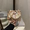 Elegant 2025 Large Capacity Cheongsam-Inspired Pearl Drawstring Crossbody Bucket Bag