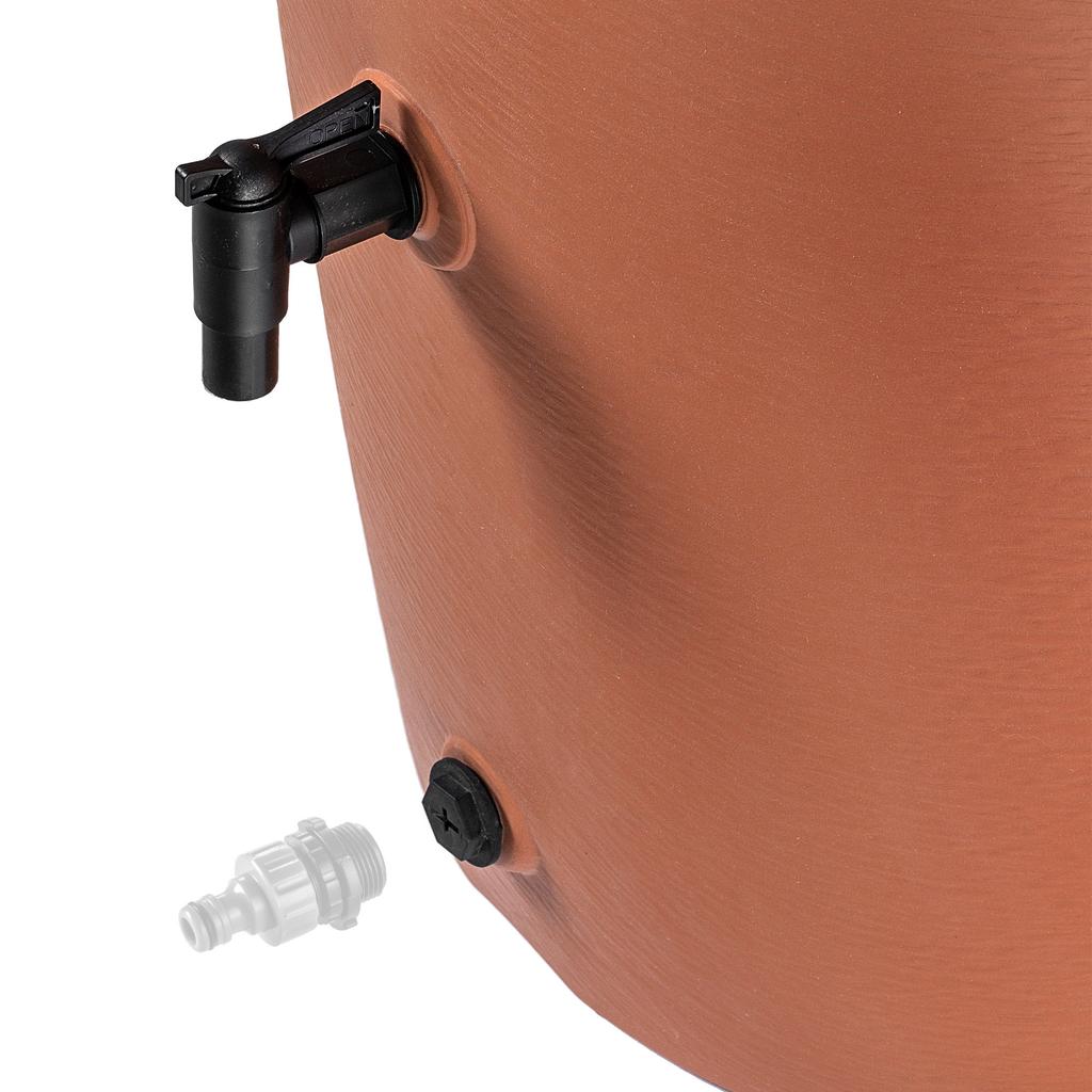 KADAX Rainwater Tank 210L Water Barrel Container With Tap Pot Set